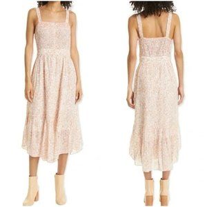 NWT LoveShackFancy LSF Tove Vanilla Foam Boho Midi Dress $395